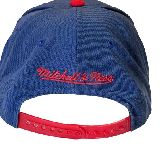 Mitchell & Ness Vintage Hockey Winnipeg Jets Wool Snapback Hat Blue/Red - Picture 5 of 15
